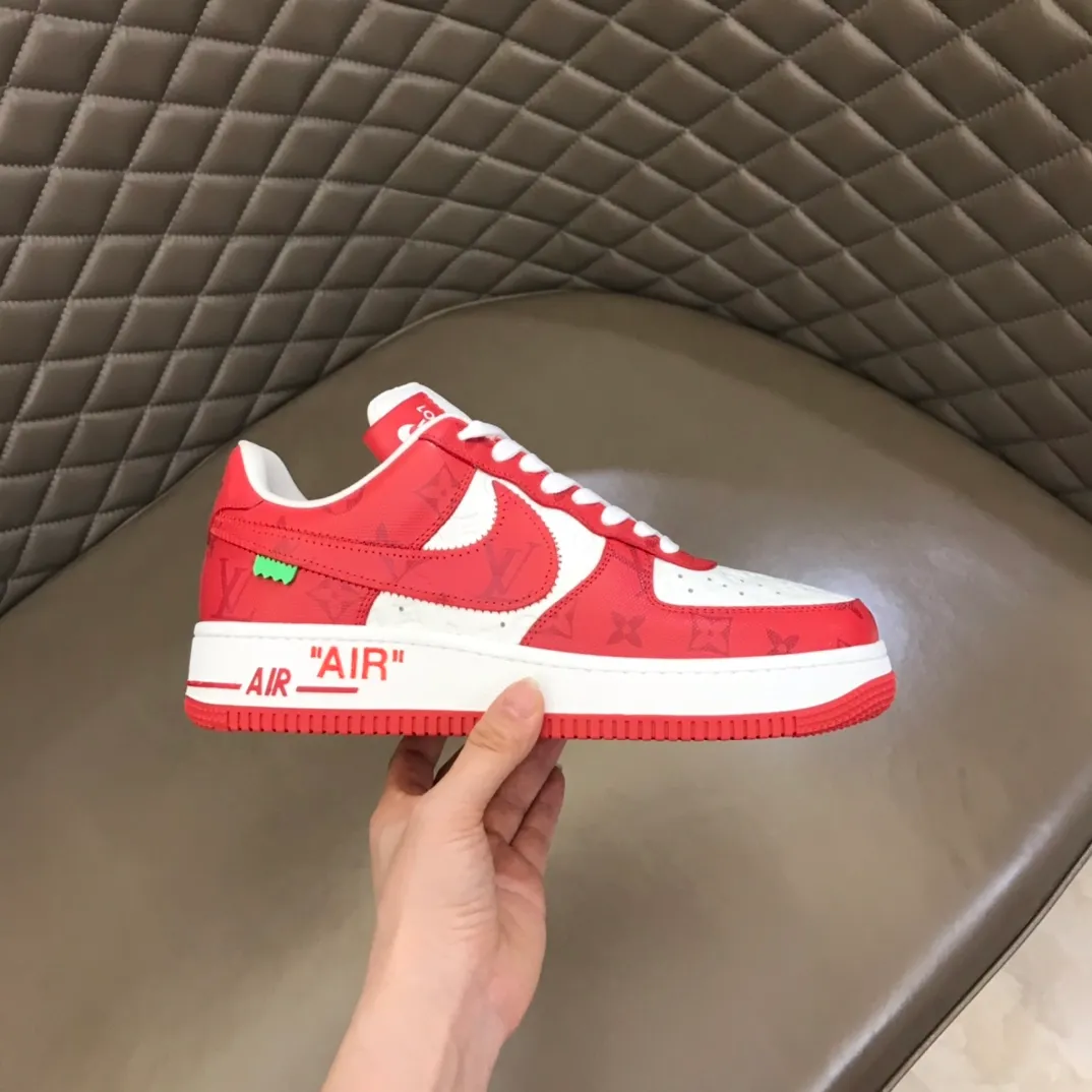 Men's shoes 💰p420 "*OUIS *UITTO*" x OFF-WHITE x Nike tripartite collaboration! Trendy and cool men's casual sports shoes with unrivaled color matching. The design idea basically continues the style of THE TEN. The Swoosh line and tongue label have a very familiar visual effect and are both fashionable and trendy! A must-have for fashionistas! The effect on your feet is absolutely stunning! Size: 38-45